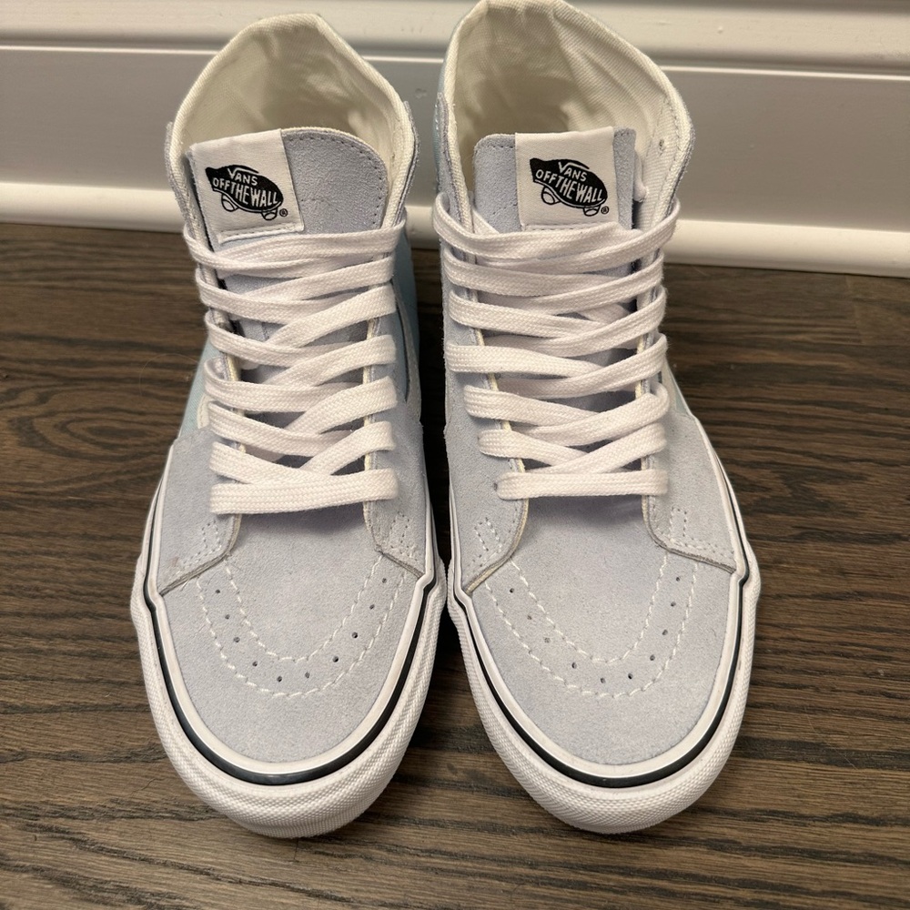 Blue women's van sneakers